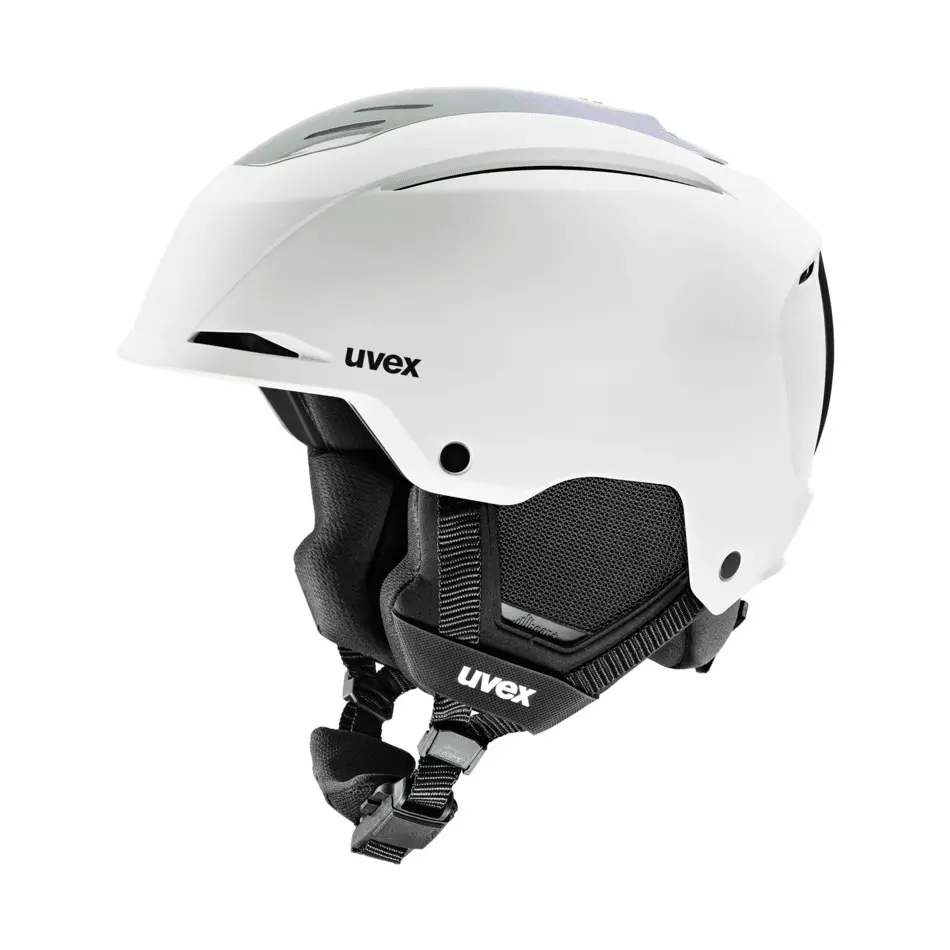 Uvex Resolution, Skihelm, weiß/lila