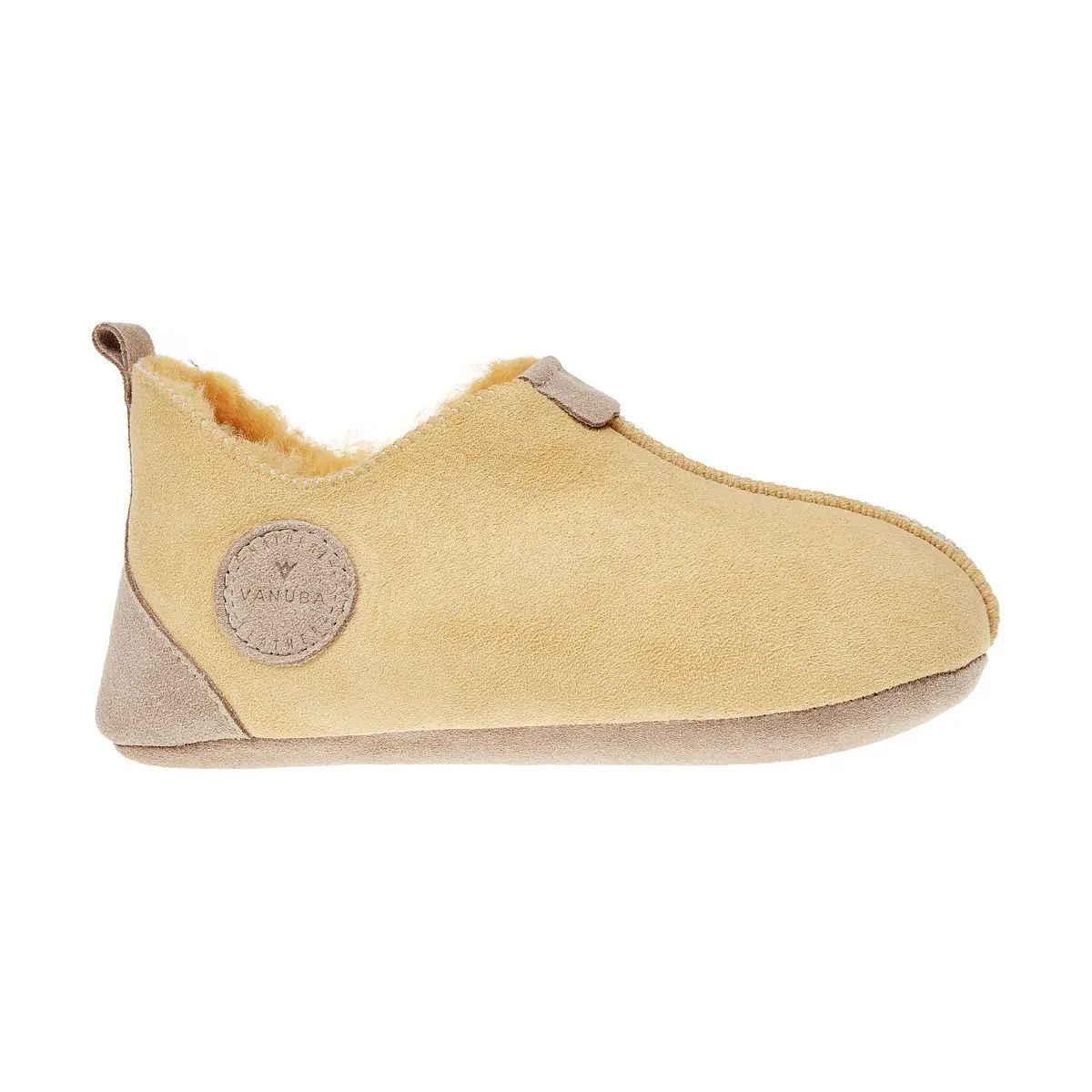 Pantoufles en peau de mouton fille Vanuba Oxford