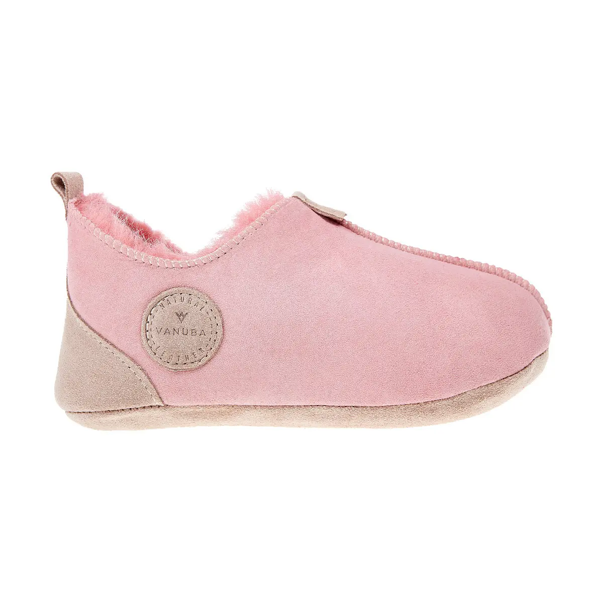 Pantoufles en peau de mouton fille Vanuba Oxford