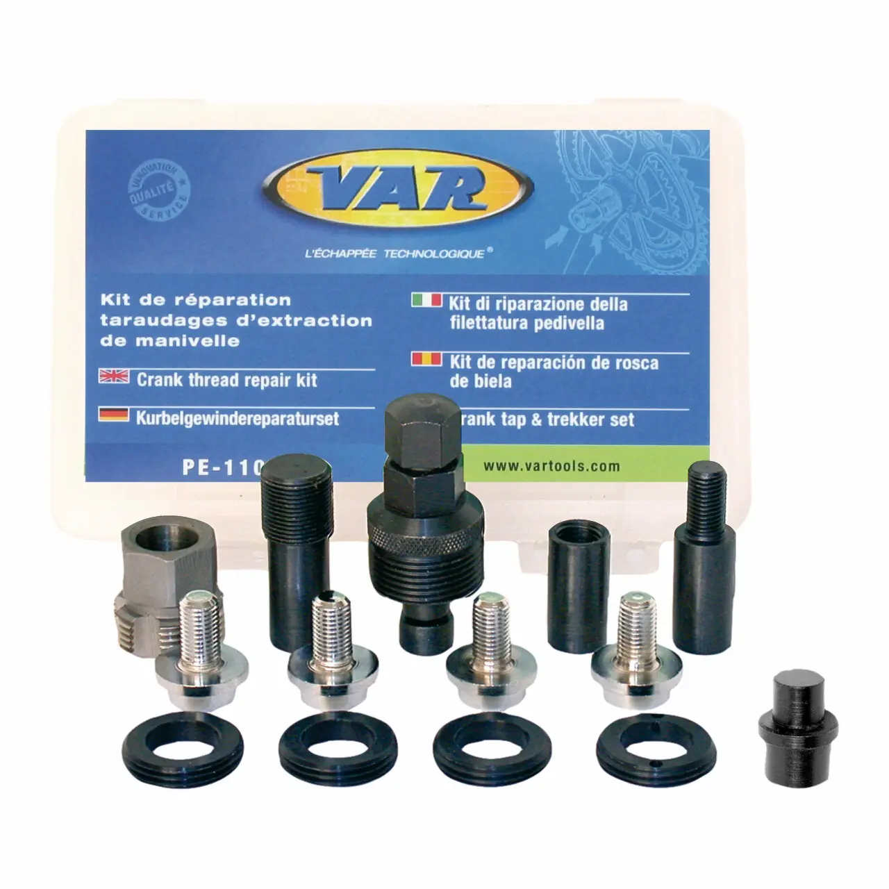 Crankstel/pedaal gereedschapsset late reparatie Var