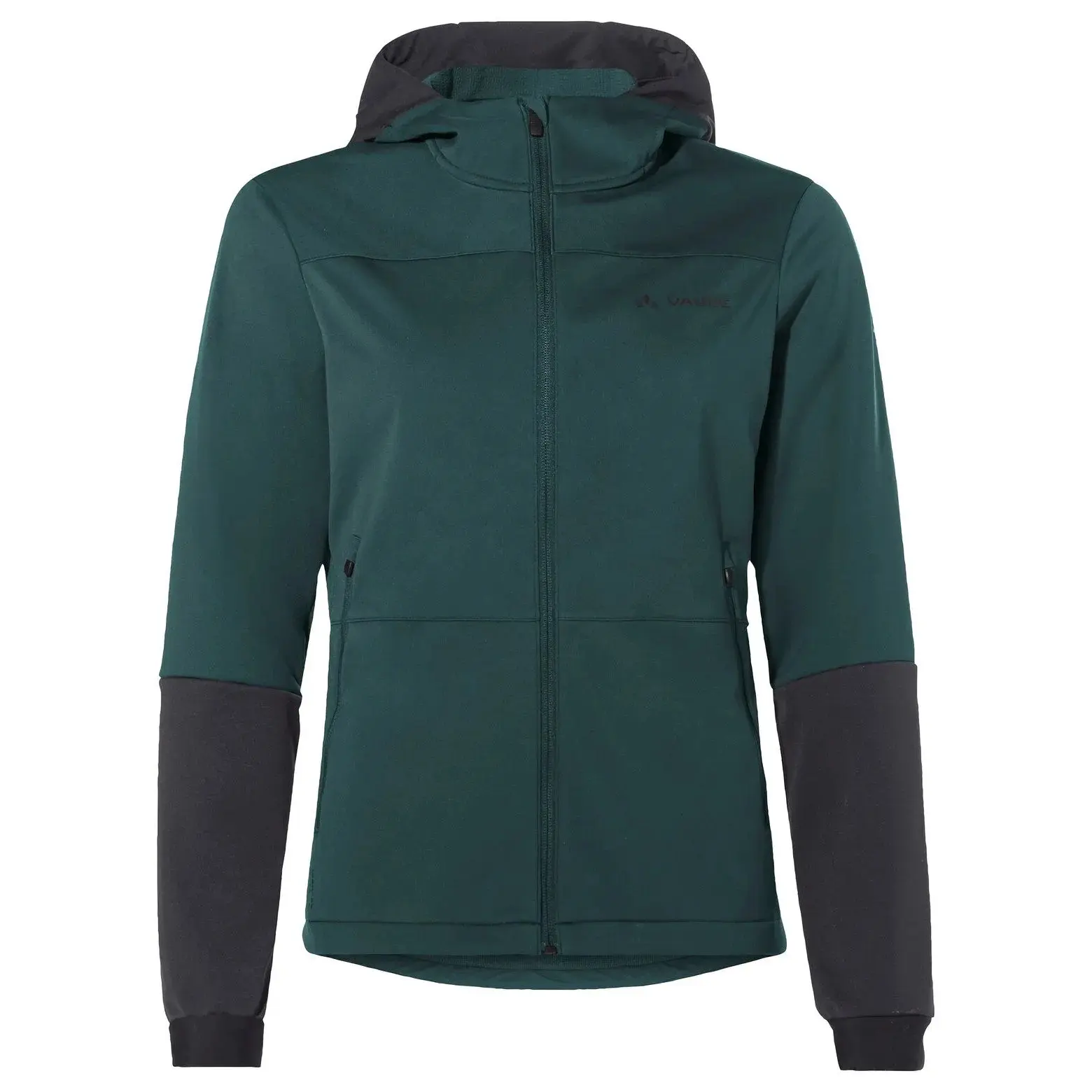 Giacca da donna con cappuccio e zip VAUDE Qimsa hooded softshell
