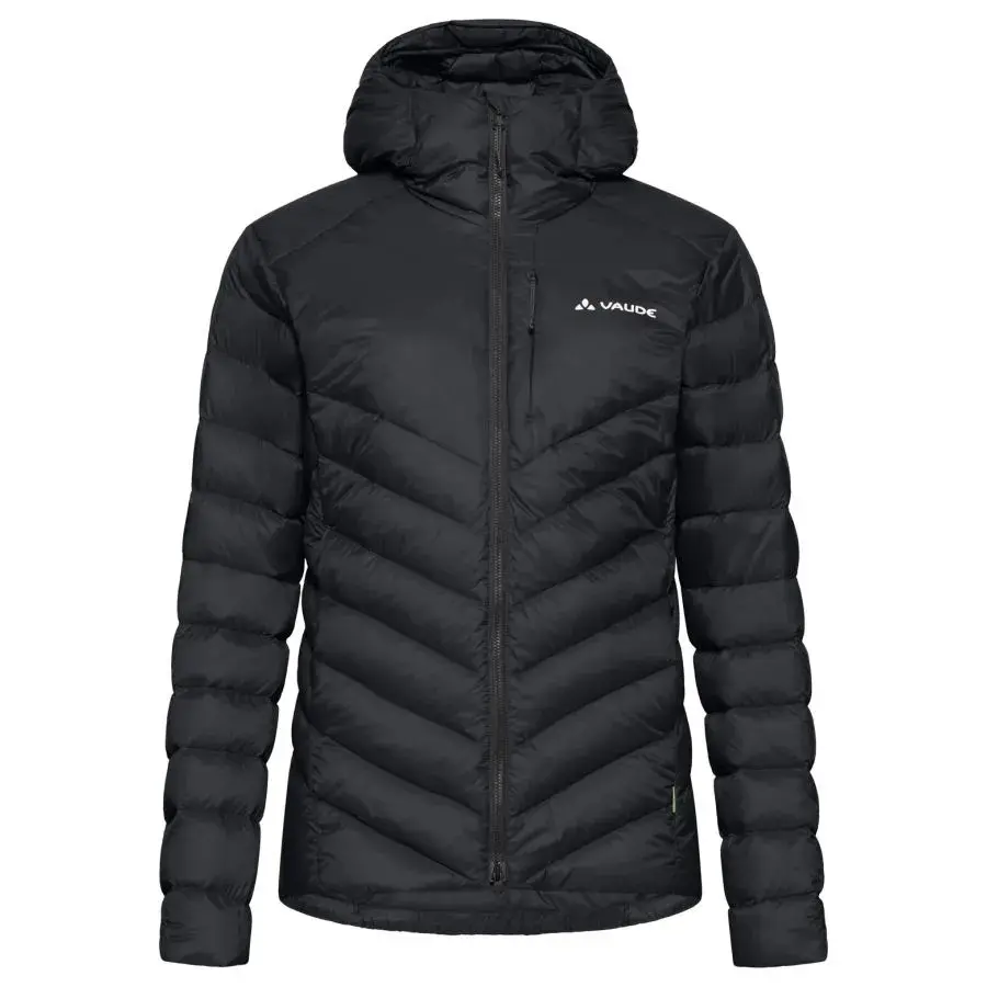 Chaqueta con capucha y cremallera para mujer VAUDE Monviso Down Hooded