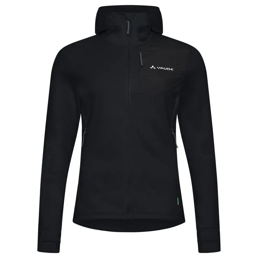 Women's zipped hooded fleece VAUDE Monviso III