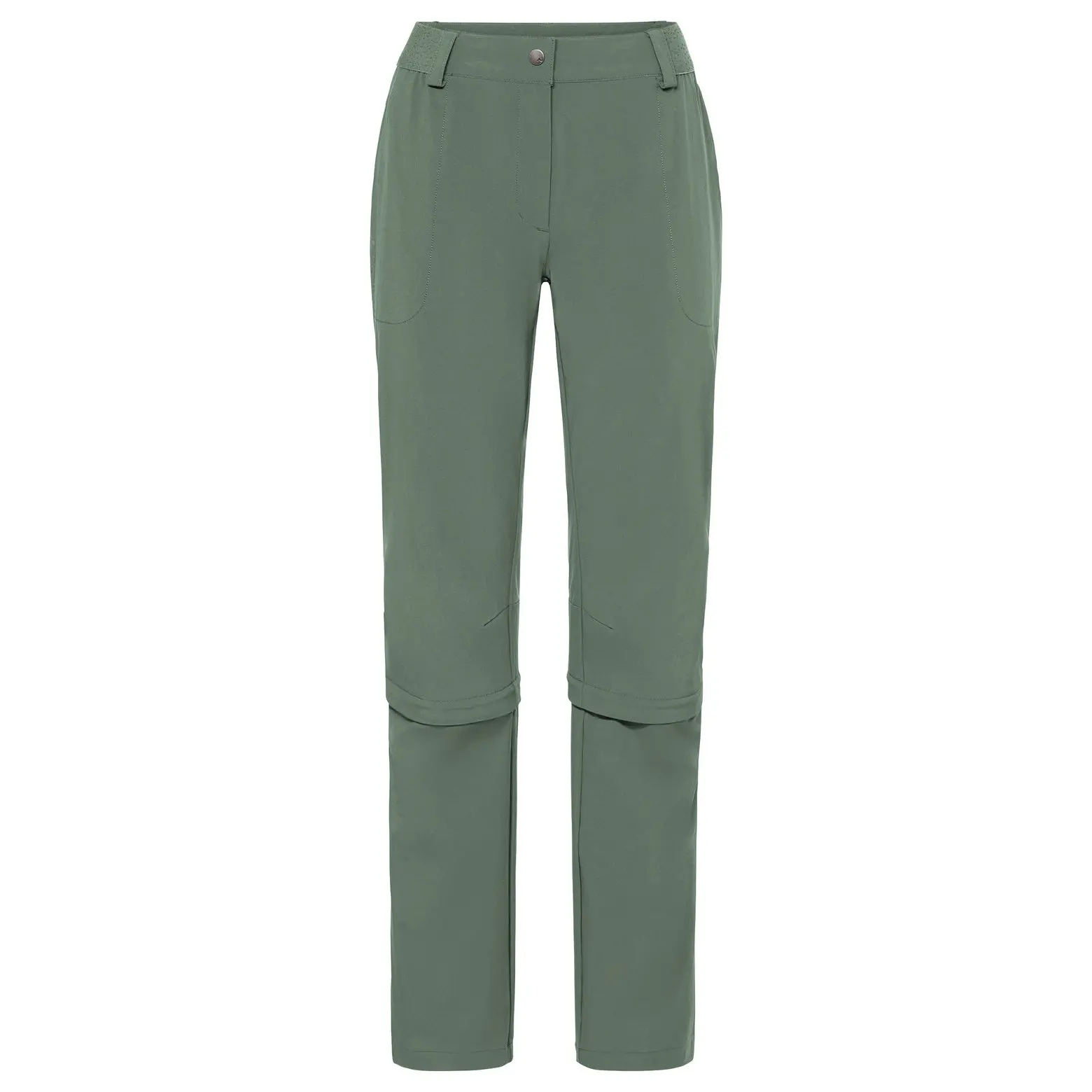 Vrouwelijke convertible hiking capri broek VAUDE Farley Stretch