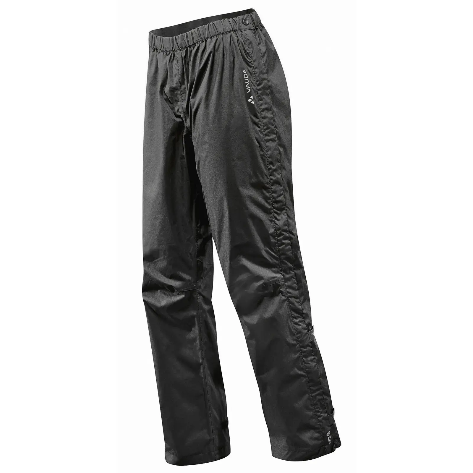 Regenhose mit vollem Reißverschluss für kurze Größen Damen VAUDE Fluid