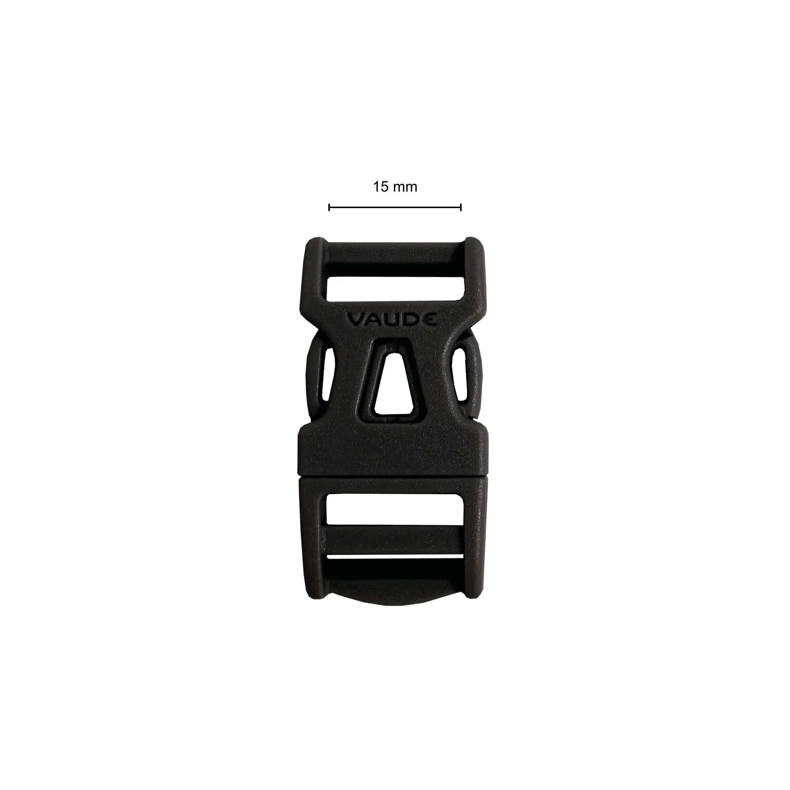 Fibbia a regolazione semplice VAUDE 15 mm