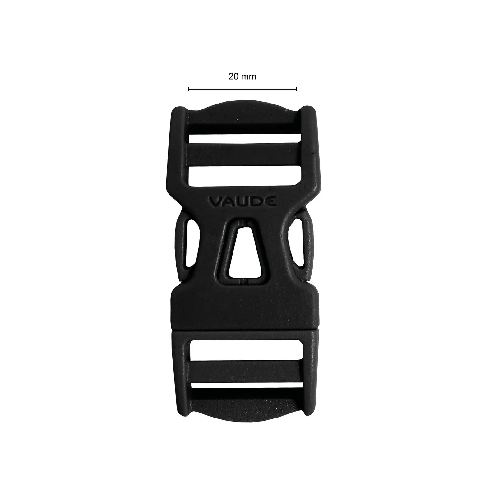 Fibbia a doppio regolazione VAUDE 20 mm