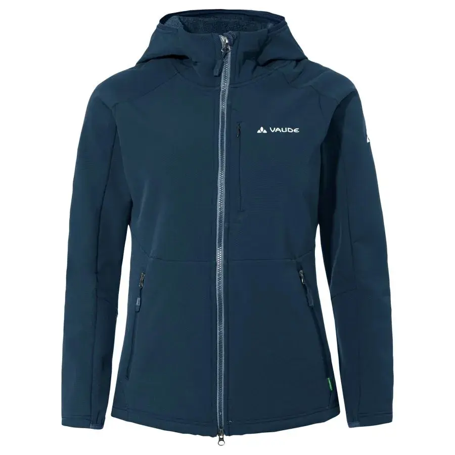 Felpa con cerniera a cappuccio da donna VAUDE Elope