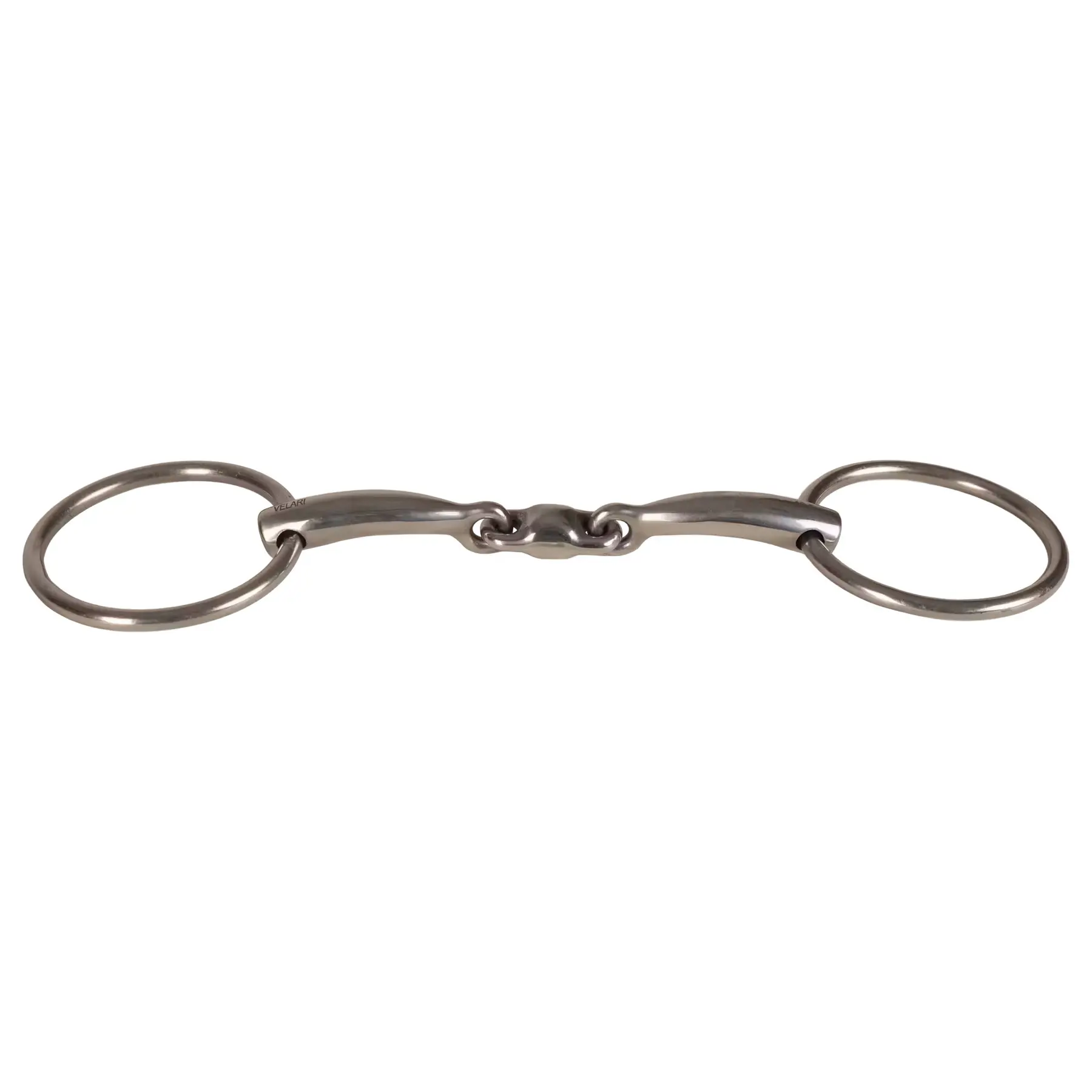 Doppelt gebrochener 2-Ringe-Trensenzaum für Pferde Velari 22004-42
