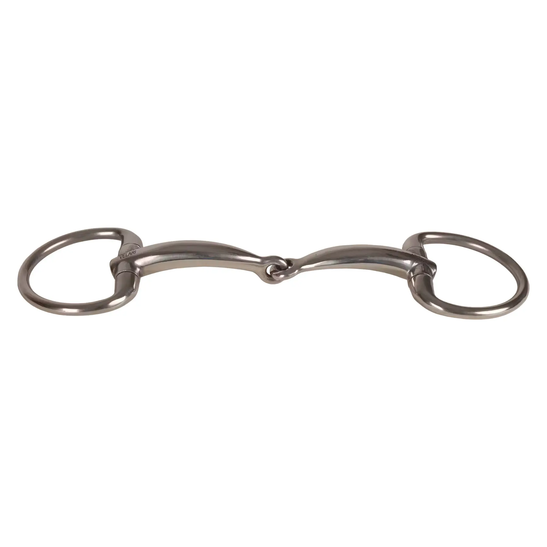 Einfache Olive Bruchstange für Pferde aus Edelstahl Velari 16mm 14,5cm