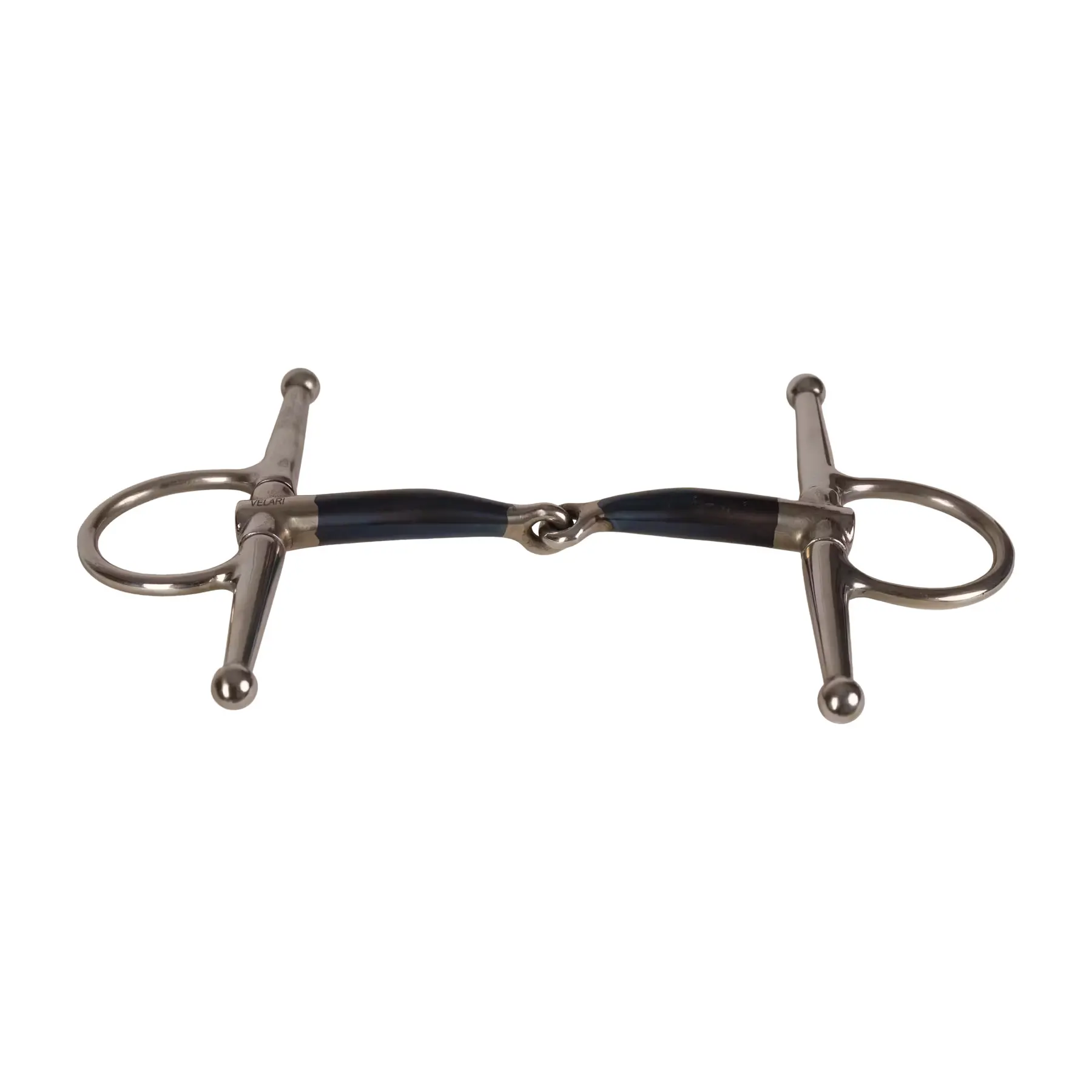 Morso a fessura semplice per cavallo Velari Full Cheek Bit Sweet Iron 14mm 12,5cm