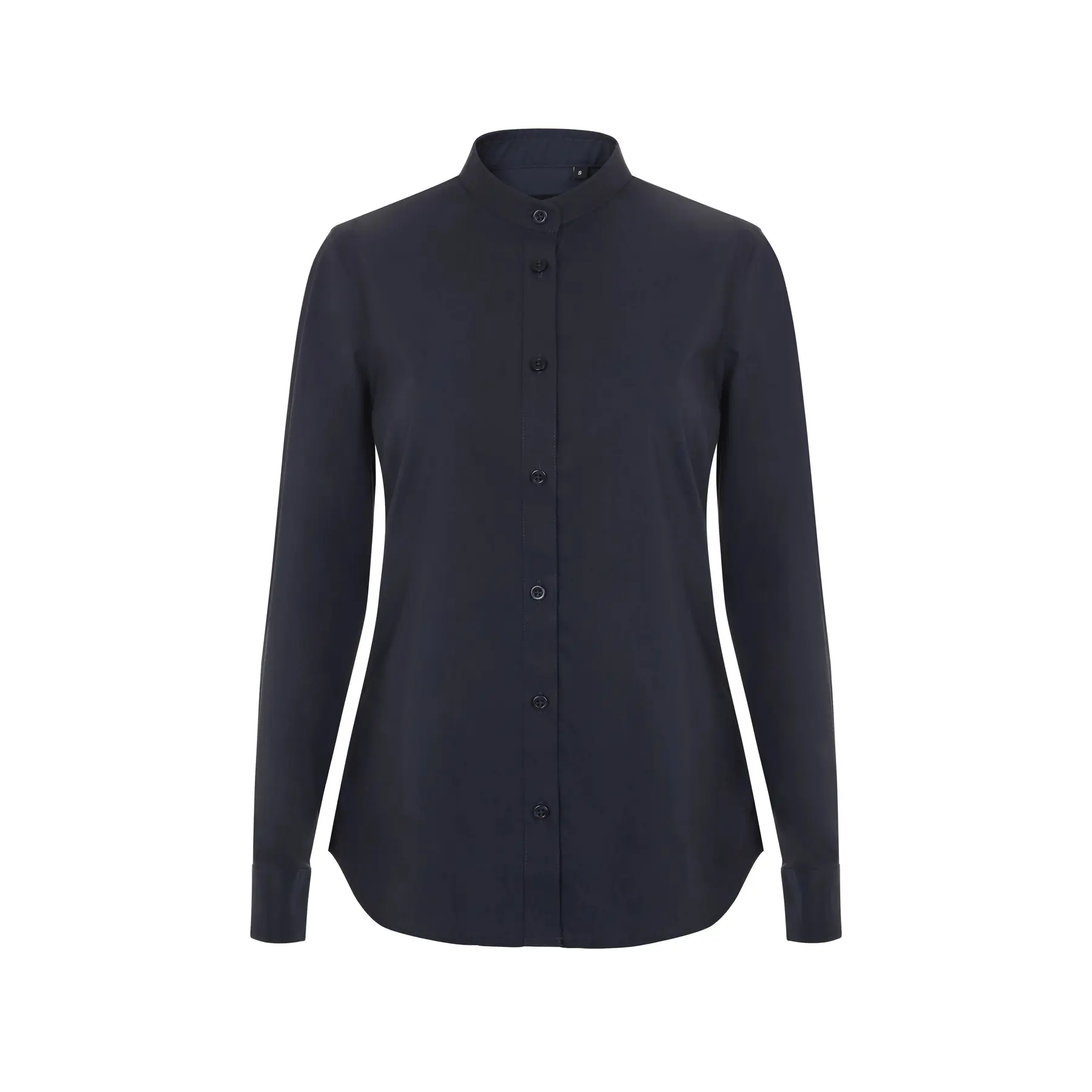 Camicia a maniche lunghe con colletto Mao donna Velilla