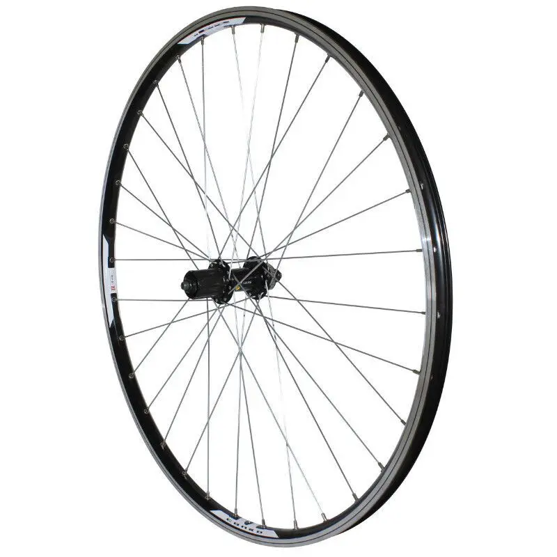 Hinterrad verstärkt Nabe Kassettenblockierung (doppelwandige Felge mit Edelstahl-Ösen-Speichen) 32-Speichen-Felge Velox Combo V-Brake Shimano 3050 Disc Centerlock 19C 32