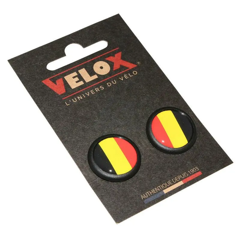 2er-Set Lenkerstopfen für Straßenfahrräder Velox Doming Belgien