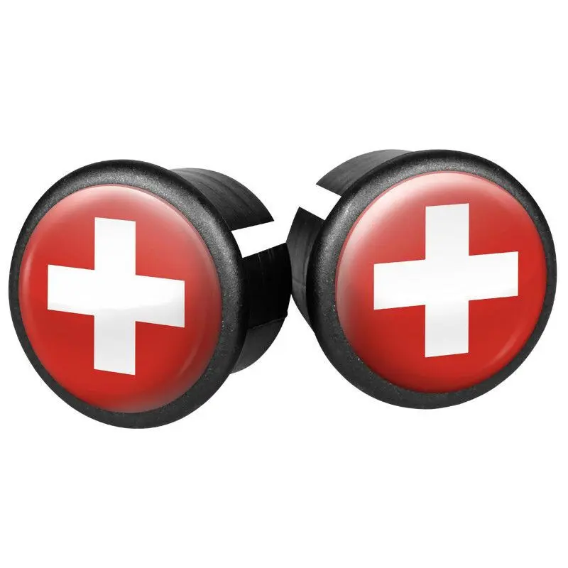 2er-Set Lenkerstopfen für Straßenfahrräder Velox Doming Suisse