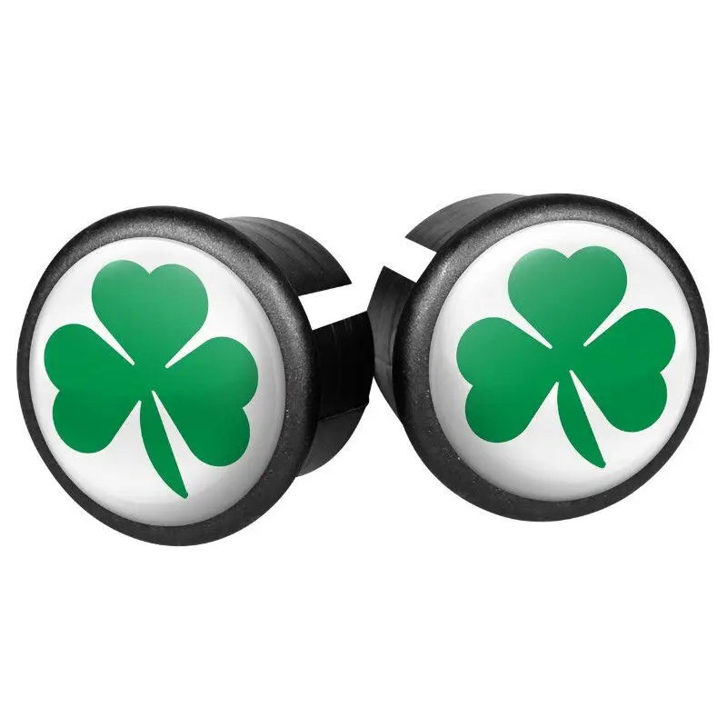 Lot de 2 bouchons de cintre vélo route Velox Doming Treffle Irlande du Nord