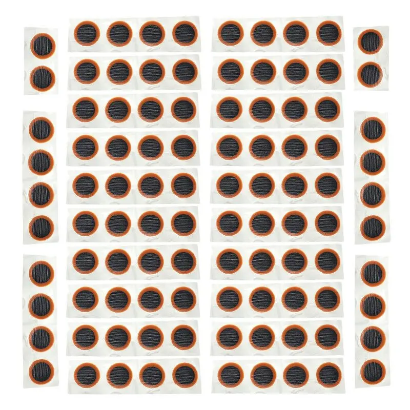 100 Patches für die Reparatur von Straßen-, City- und Mountainbike-Reifen Velox 25 mm