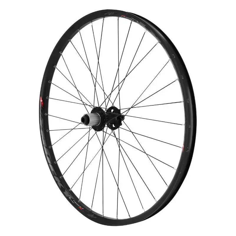 Achterwiel 6 gaats naaflager doorgaande as 32 spaaks velg Velox Trucky 30 Boost Tubeless Ready Disc Disc 12-148 30C 32