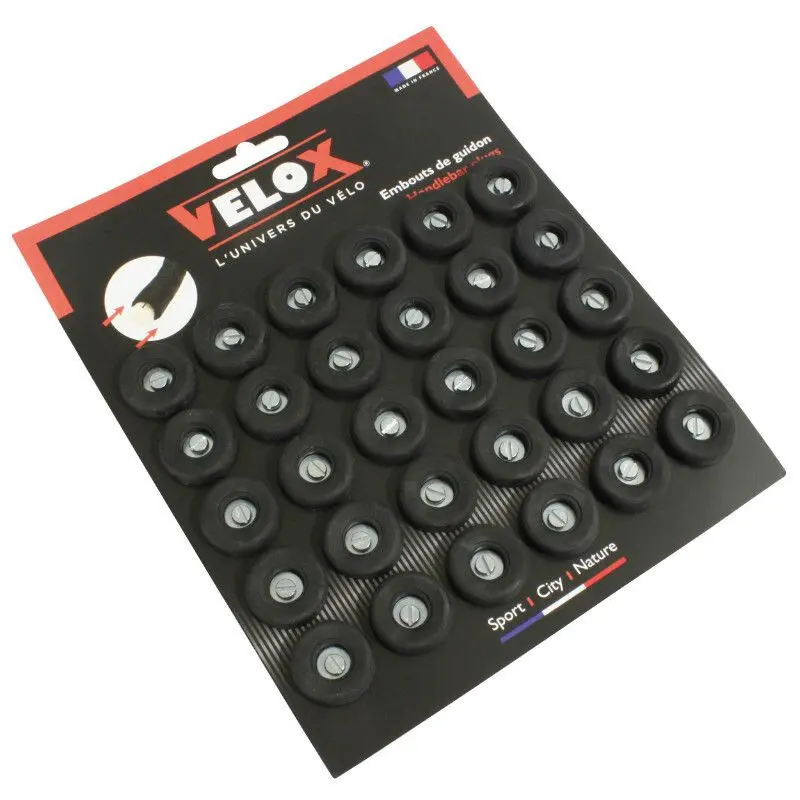 30er Pack Lenkerstopfen für Straßenfahrräder Velox Vintage