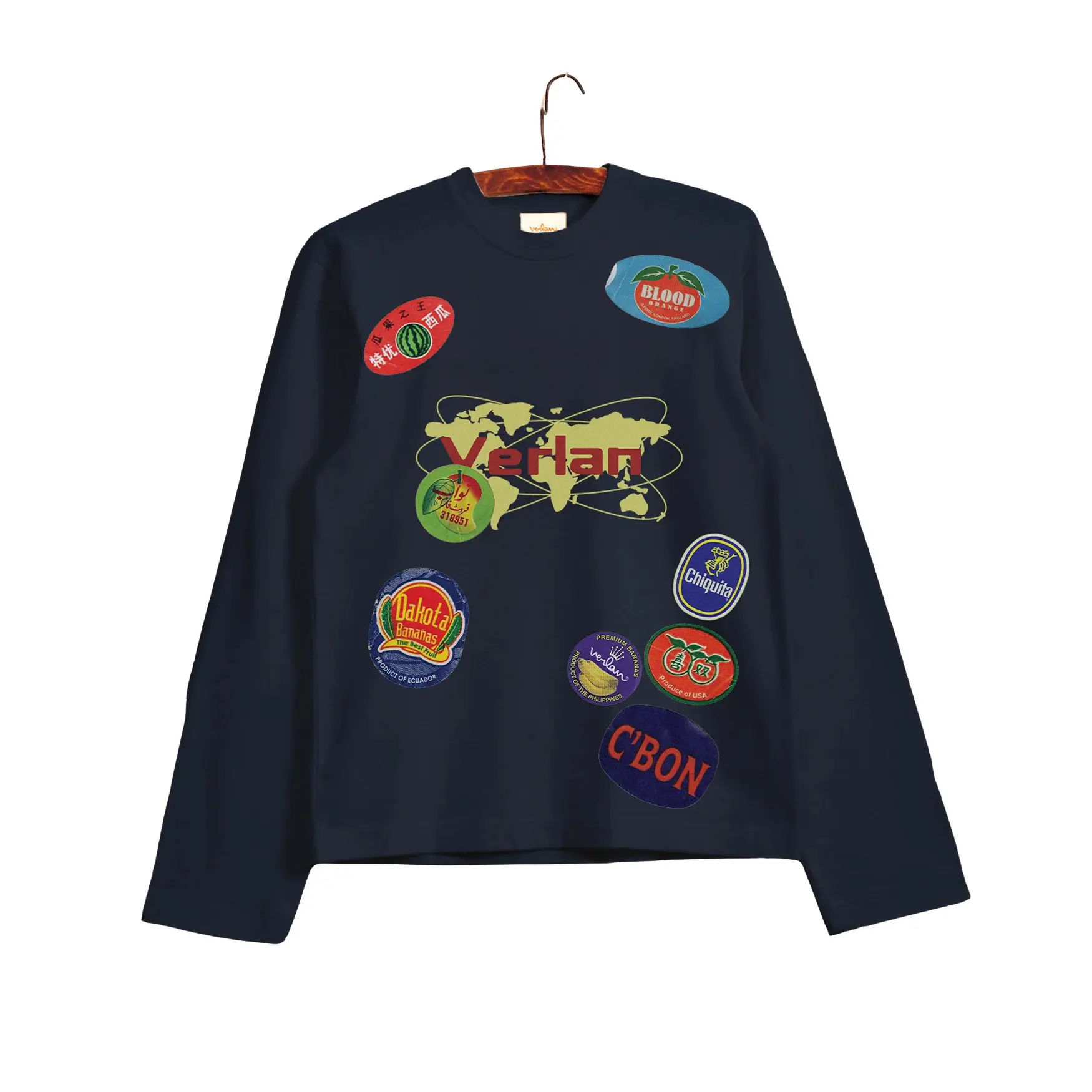 T-shirt maniche lunghe Verlan Fruit Stickers