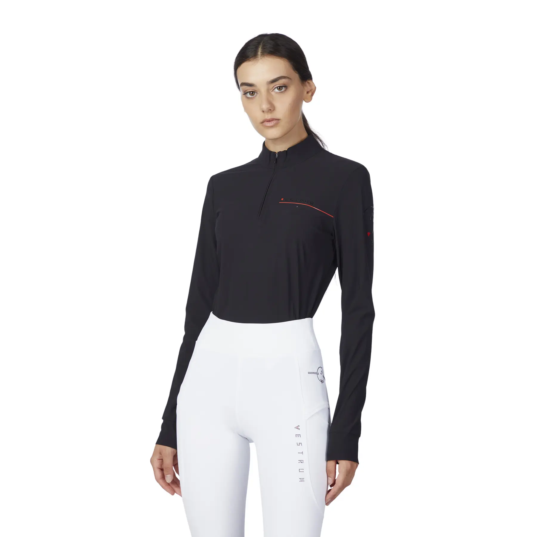 Polo da equitazione a maniche lunghe donna Vestrum Lyra