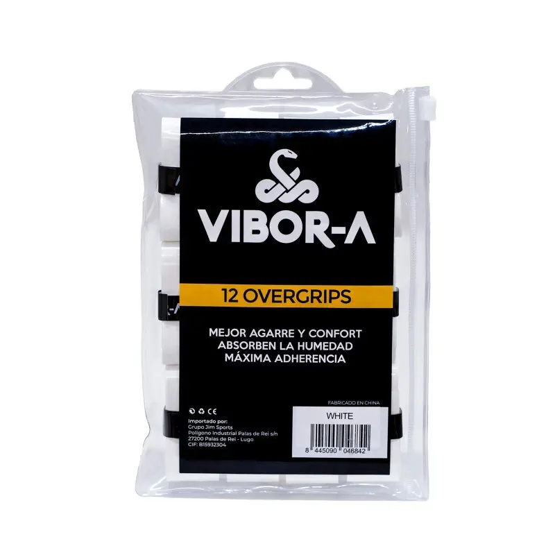 Vibor-a Overgrips In Glattem Weiss - Image 3