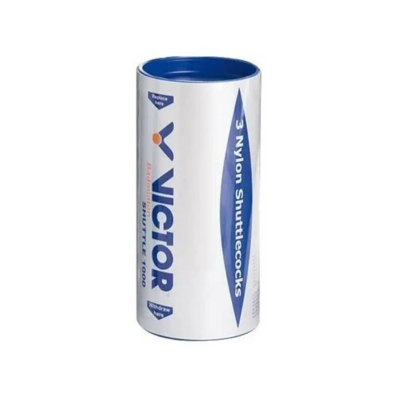 Tubo di 3 volani per badminton Victor 1000