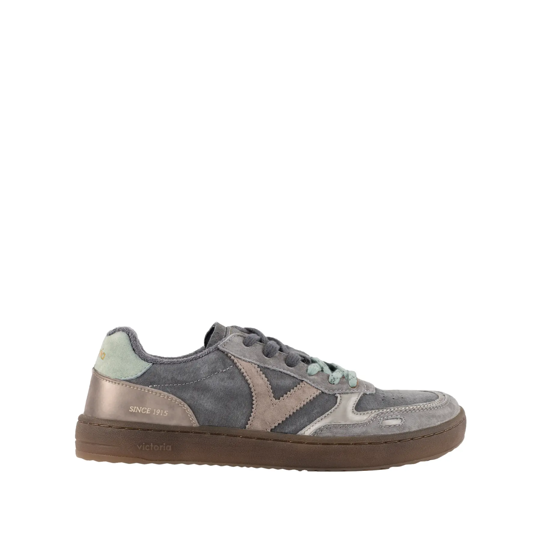 Wildleder- und Metall-Sneaker Victoria Duna Barefoot