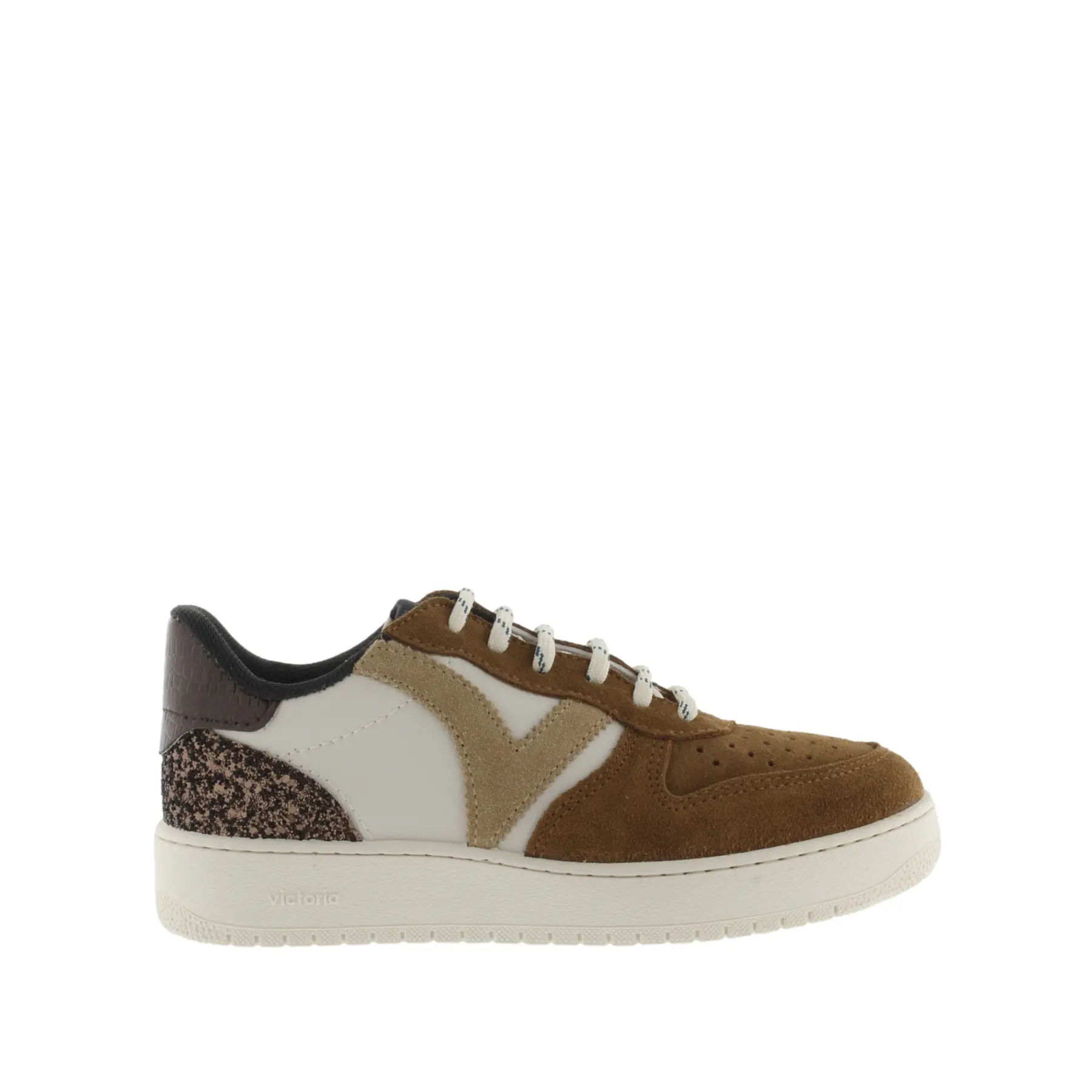 Wildleder- und Glitzer-Sneaker Victoria Madrid