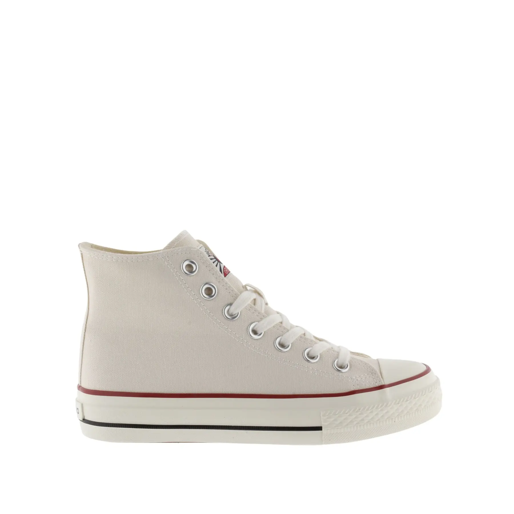 Hohe Sneakers aus glänzendem Leinen für Damen Victoria Tribu
