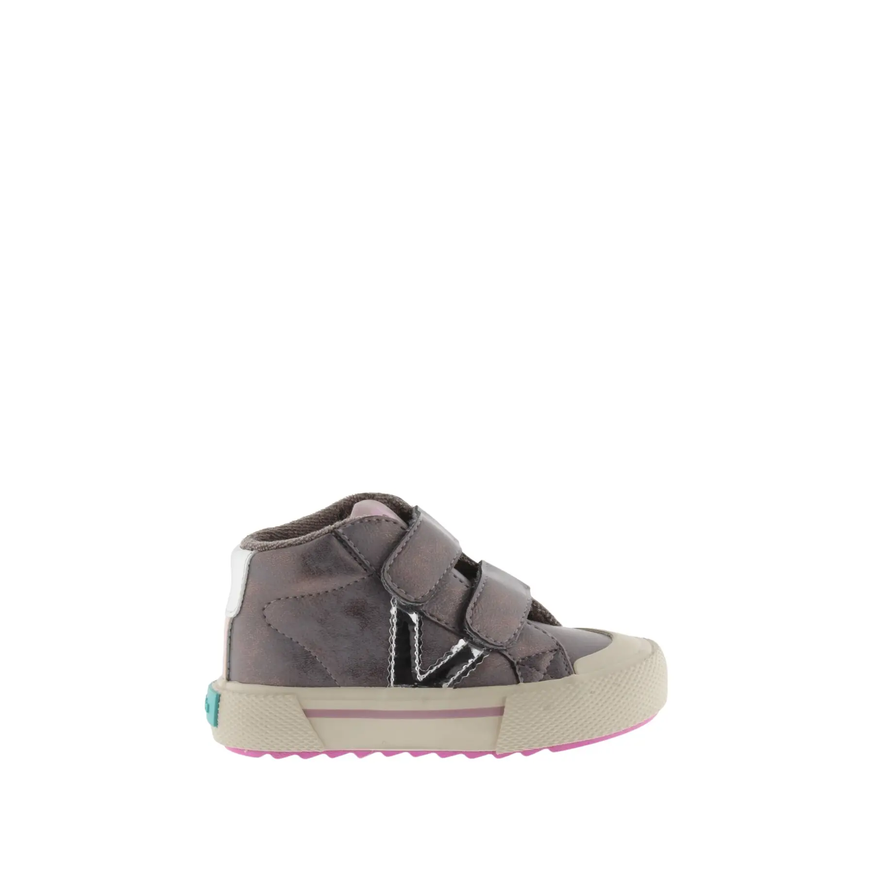 Bottines à scratch métallisé bébé fille Victoria Tribu