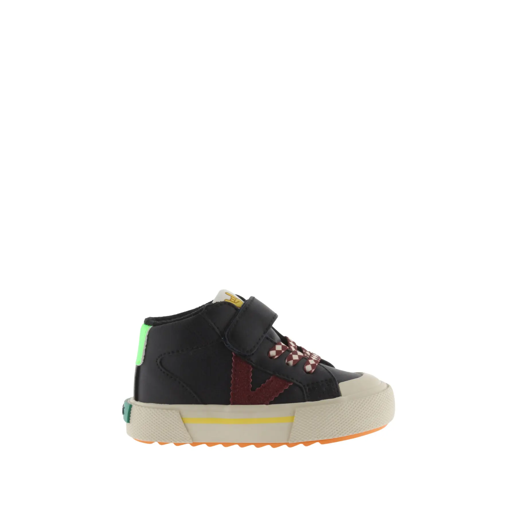 Gestreifte Kinder Sneaker aus Lederimitat und elastischem Material Victoria Tribu