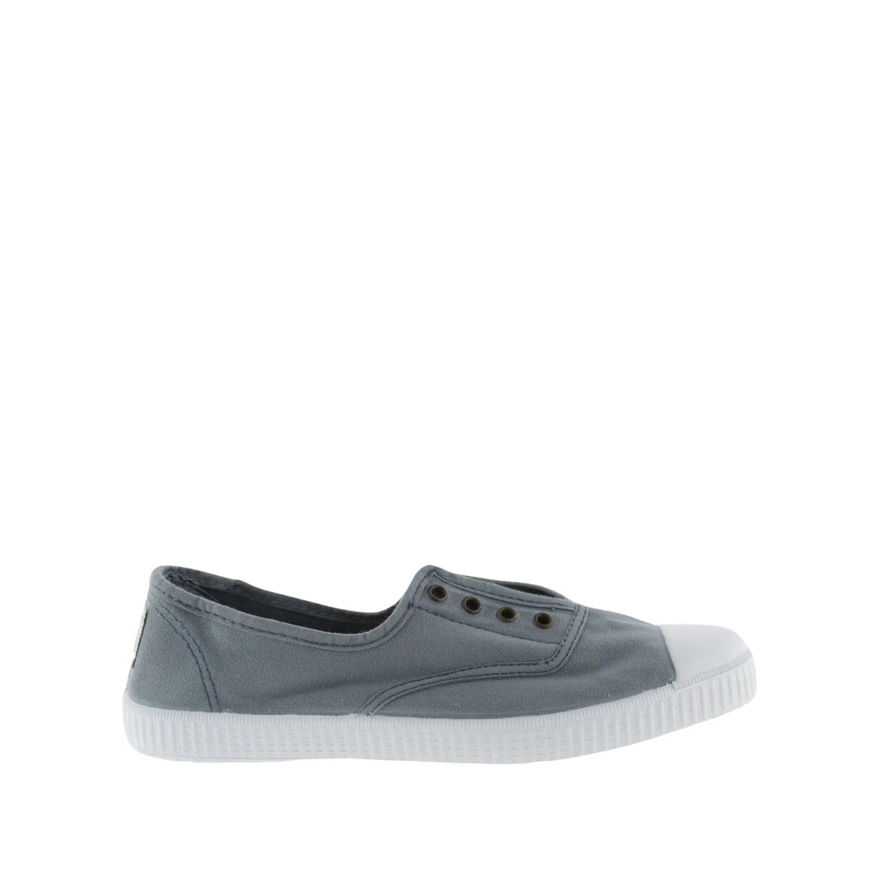 Sneakers ohne Schnürsenkel aus gewaschenem Leinen Damen Victoria 1915 Anglaise