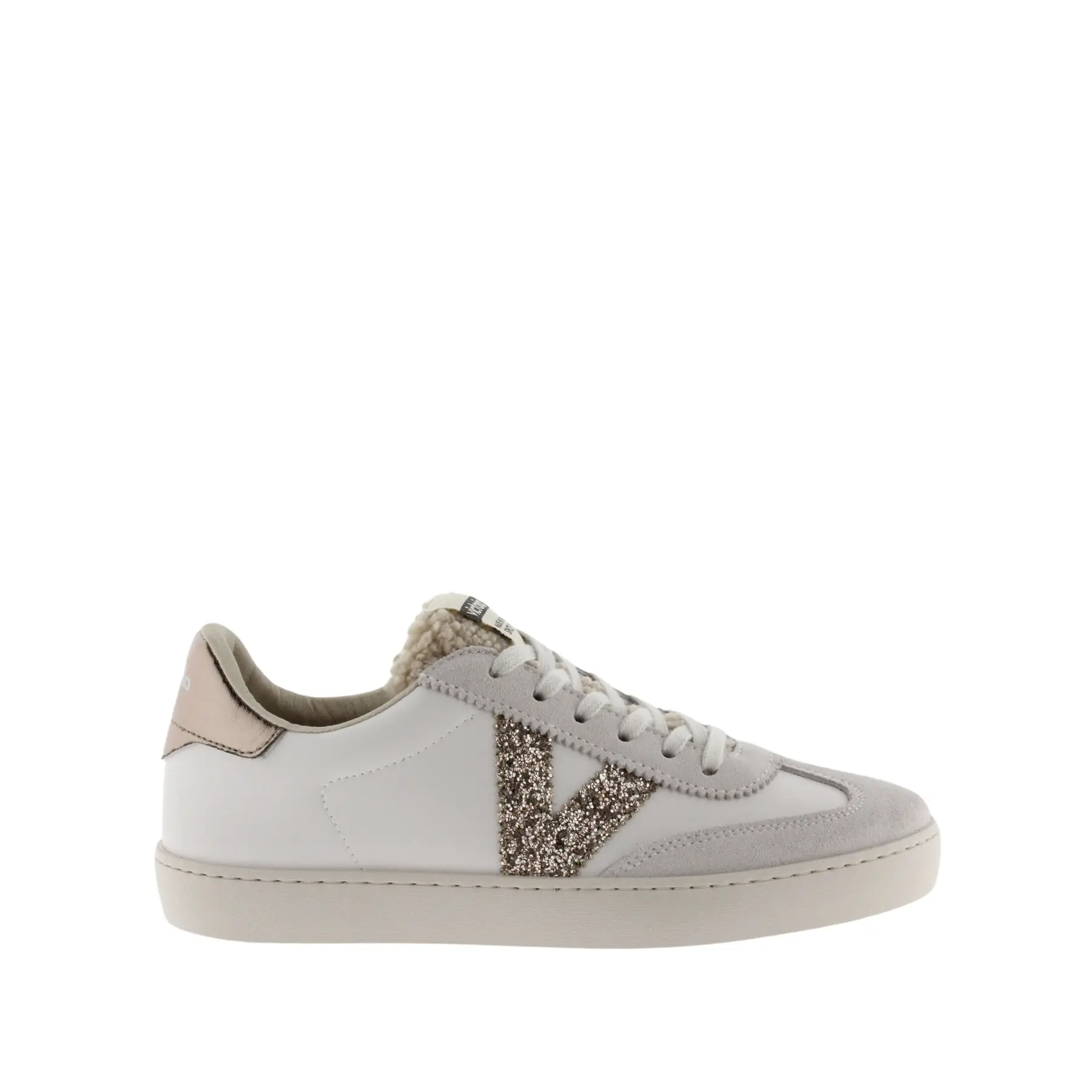 Sneakers für Frauen Victoria Berlin Ciclista Efecto Piel & Piezas Serraje & Logo Glitter