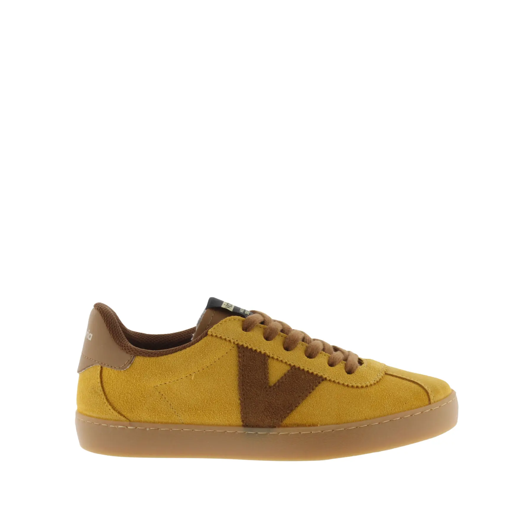 Retro-Schnürschuhe aus gespaltenem Leder Victoria Berlín Ciclista