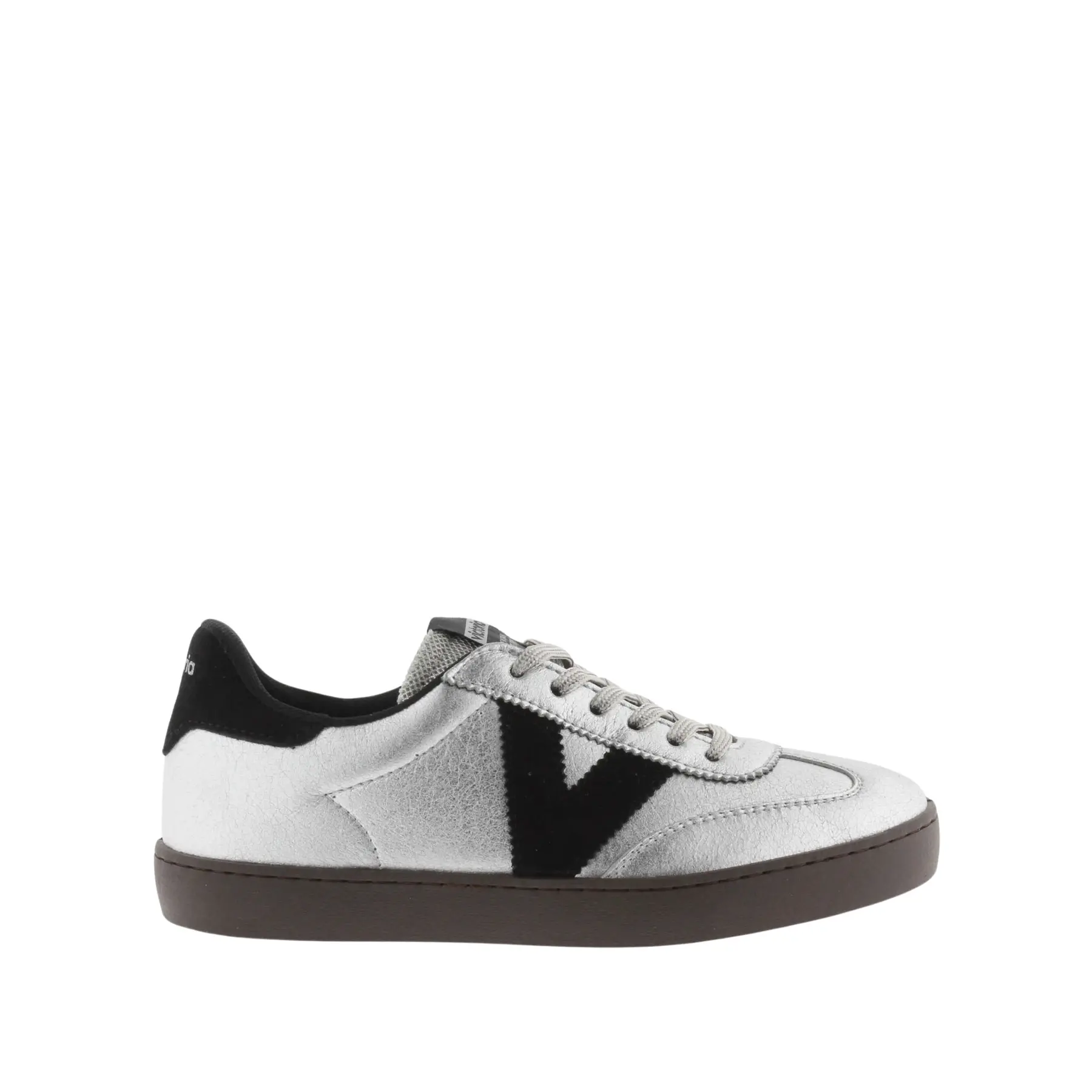 Metallische Leder- und Veloursleder-Sneaker für Damen Victoria Berlín Ciclista