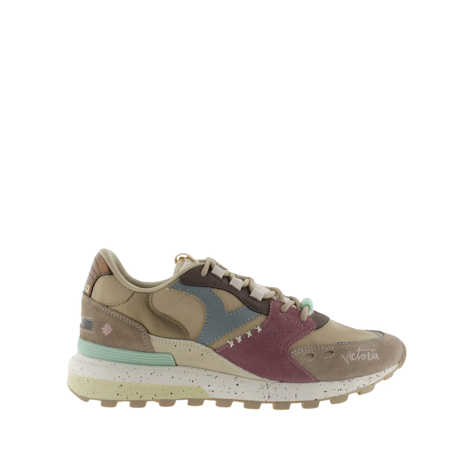 Nylon- und Daunensneakers, Damen Victoria Luna