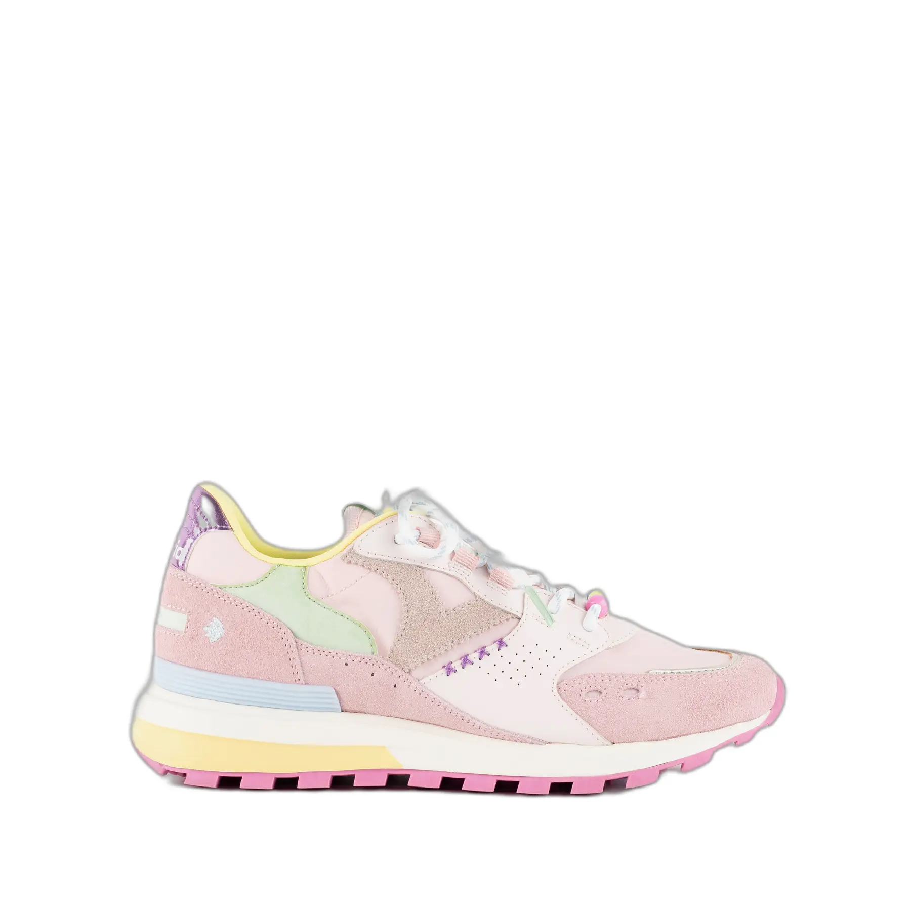 Damen-Sneakers aus Nylon und Wildleder Victoria Luna