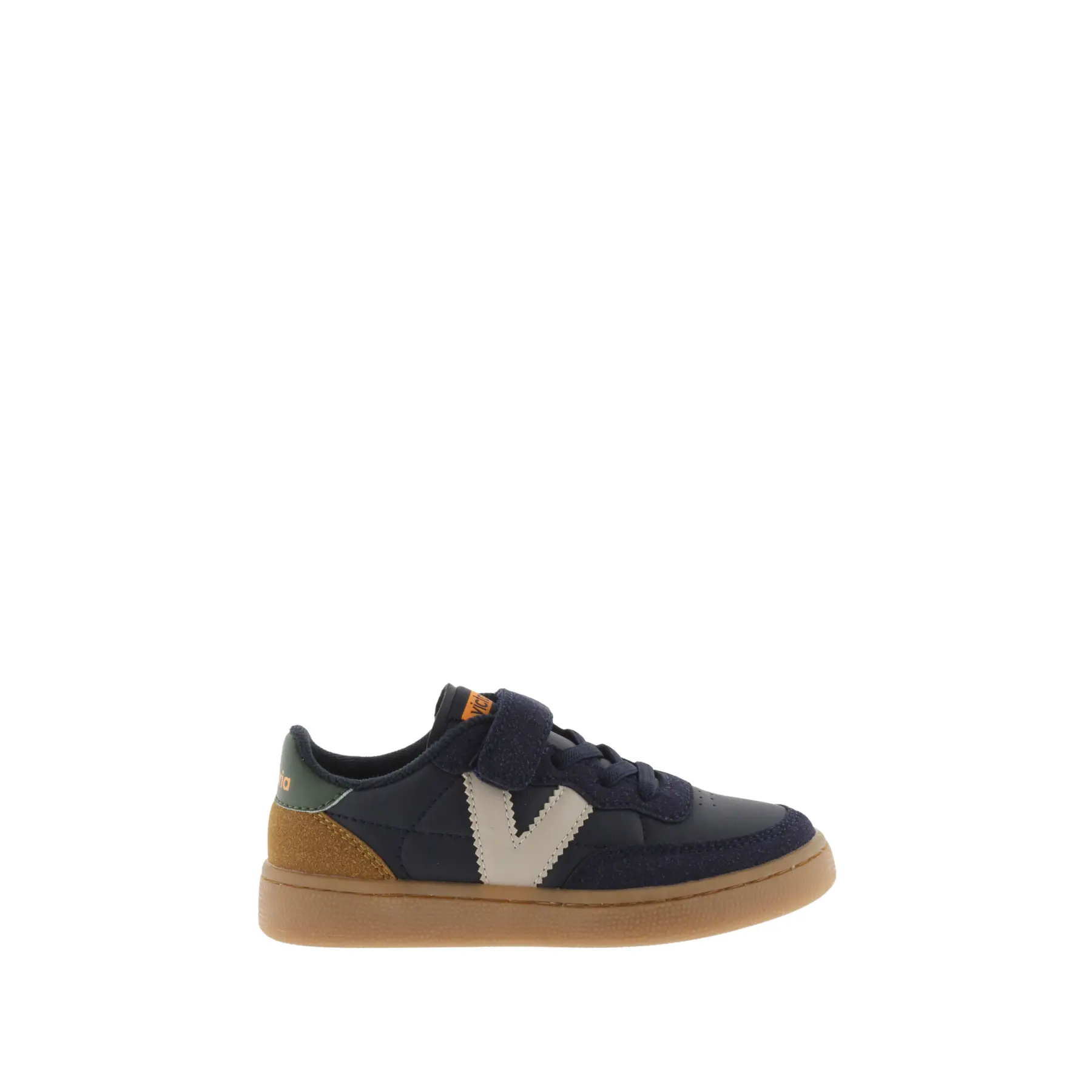 Gestreifte Baby-Lederschuhe Victoria Olso