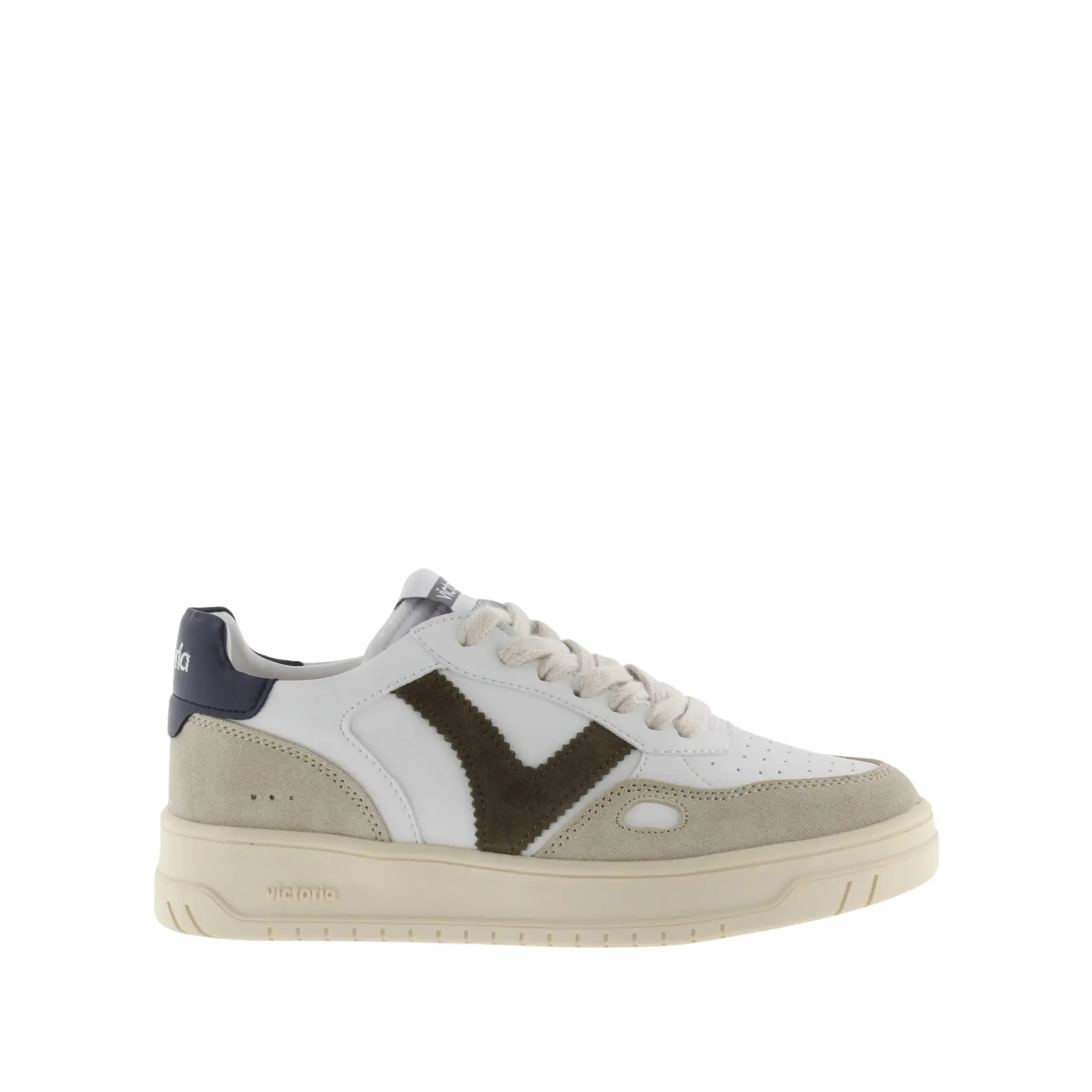 Damen Sneakers aus Leder und Wildleder Victoria Seul