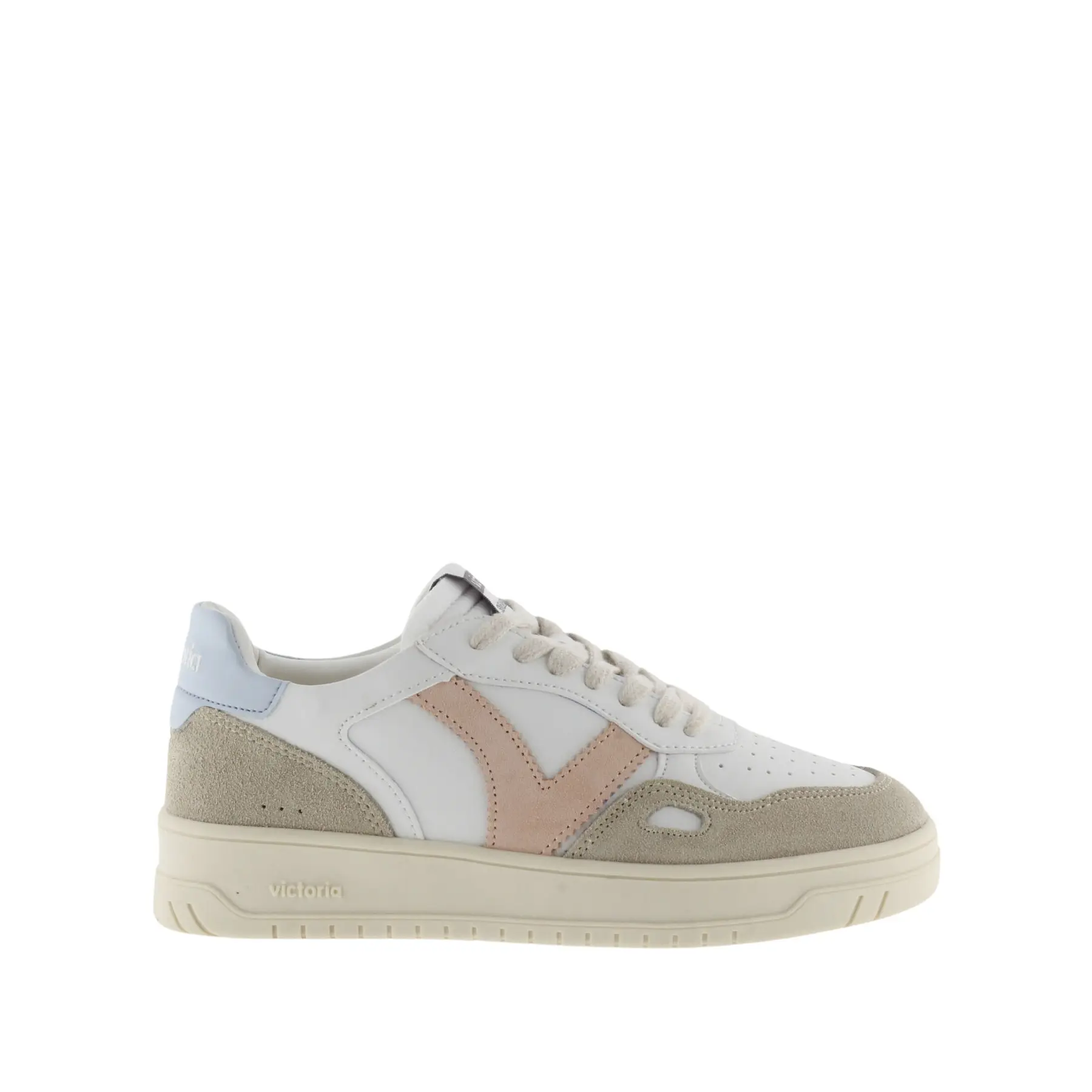 Niedrige Sneakers mit Ledereffekt für Damen Victoria