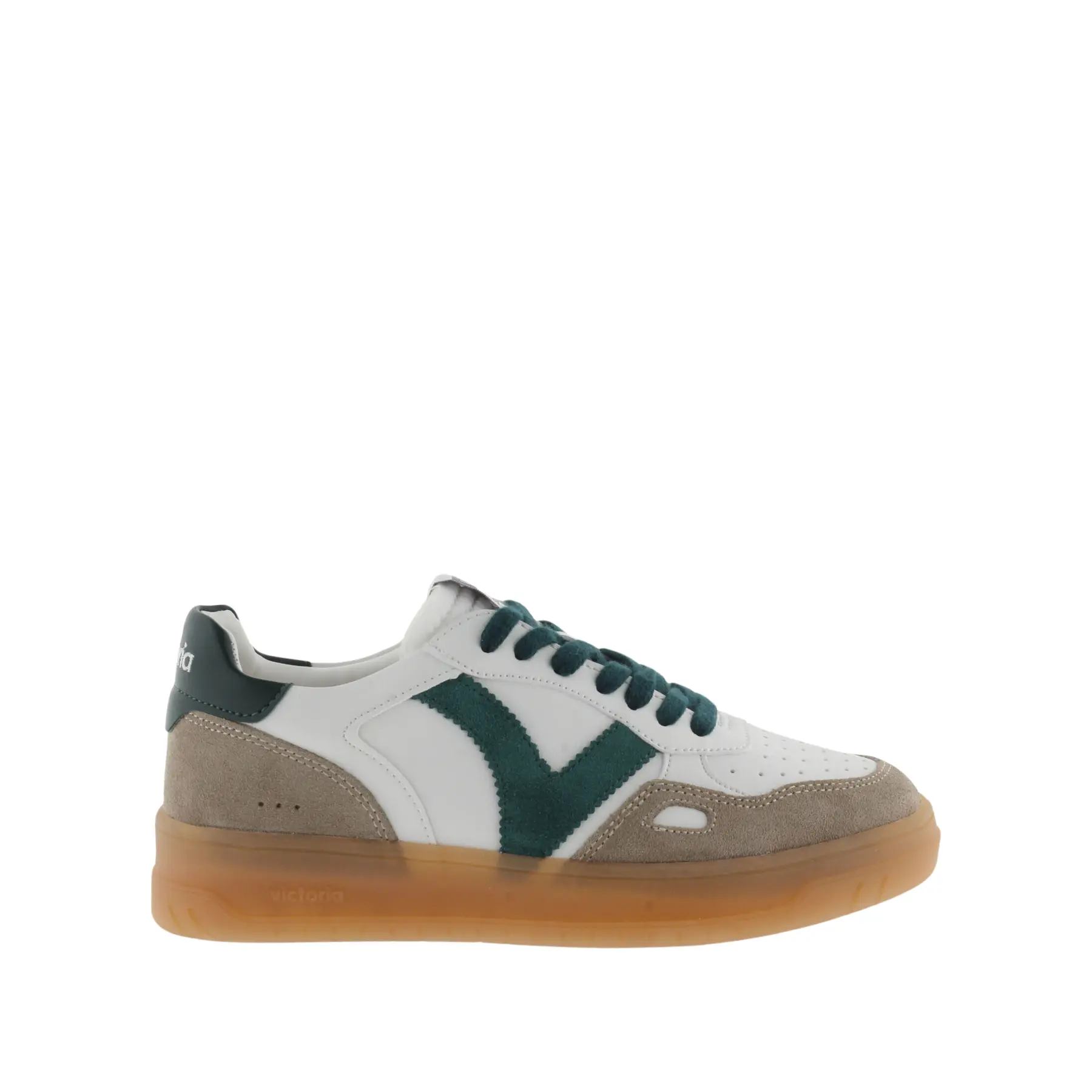 Sneaker mit Leder- und Wildledereffekt Seoul Frau Victoria