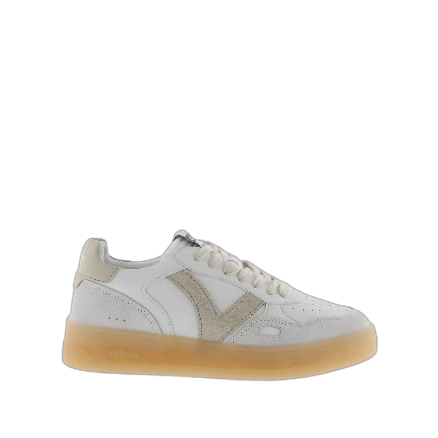 Sneaker mit Leder- und Wildleder-Effekt Victoria Seúl