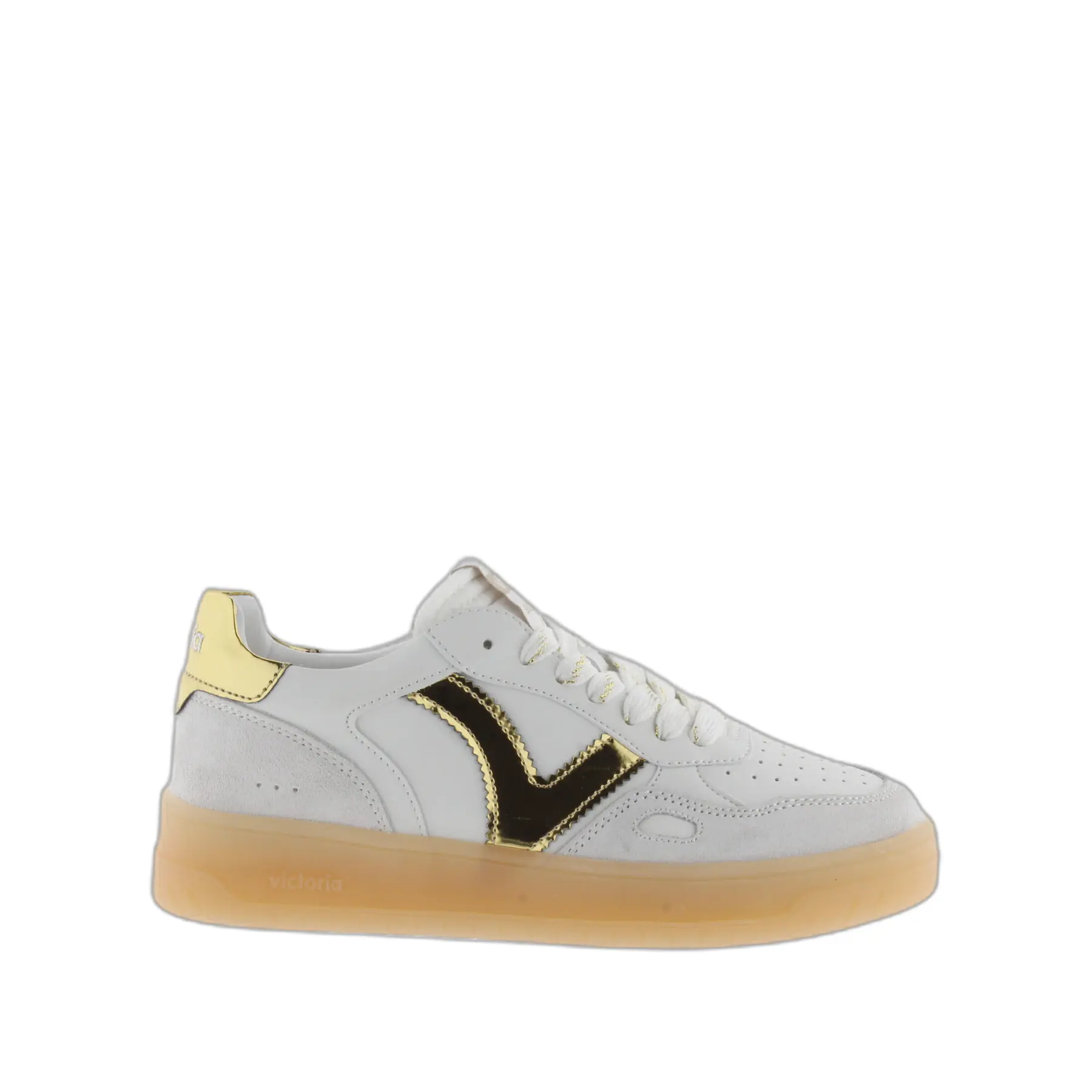 Damen-Sneaker aus Leder- und Wildleder-Optik Victoria Seúl