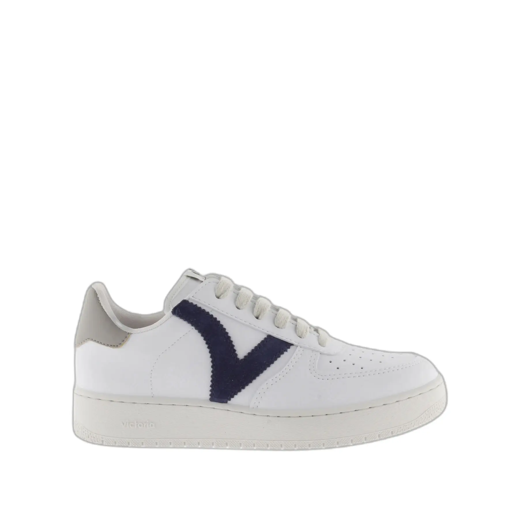 Sneakers mit Lederoptik und Kontrast Victoria Madrid