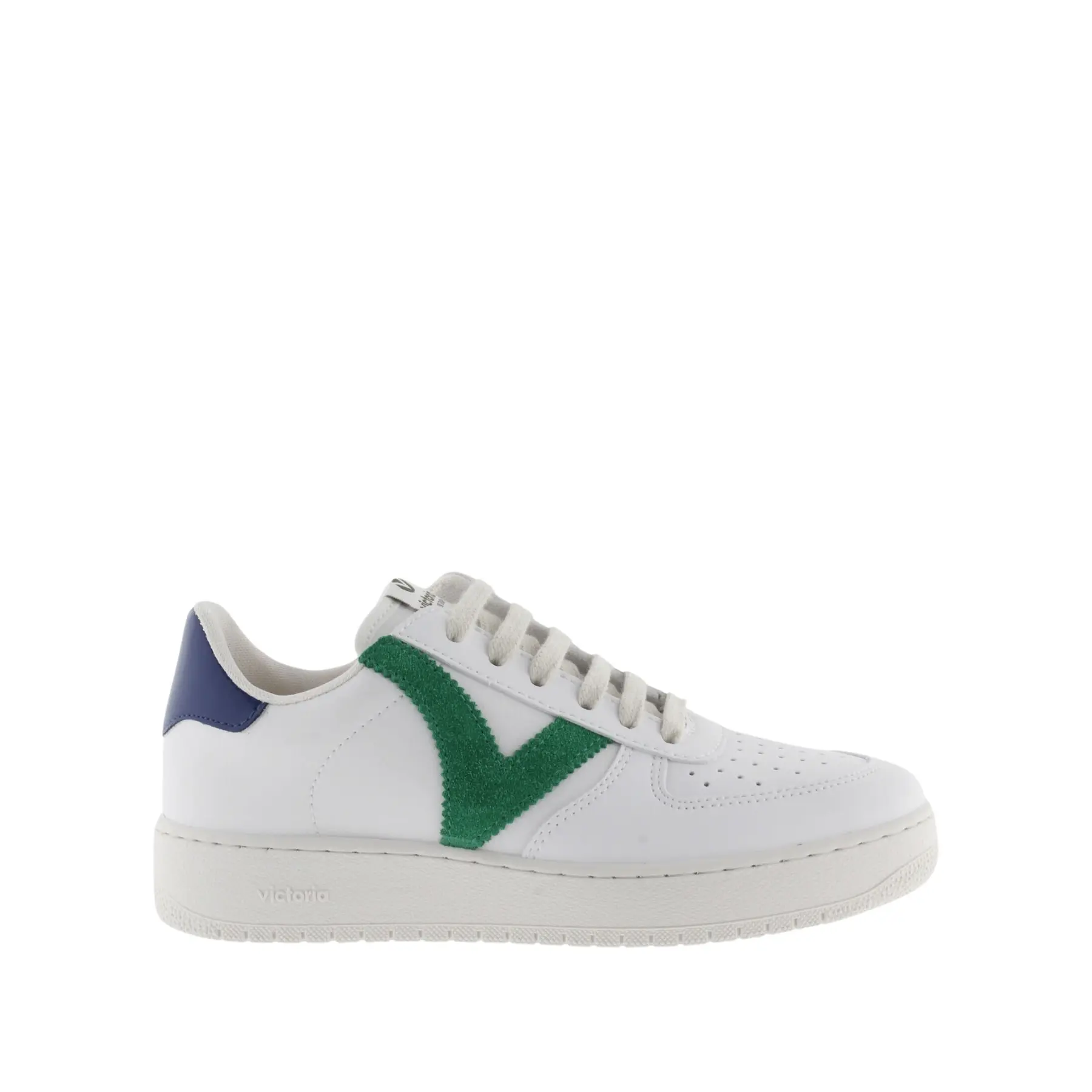 Sneakers mit kontrastierender Lederoptik für Damen Victoria Madrid