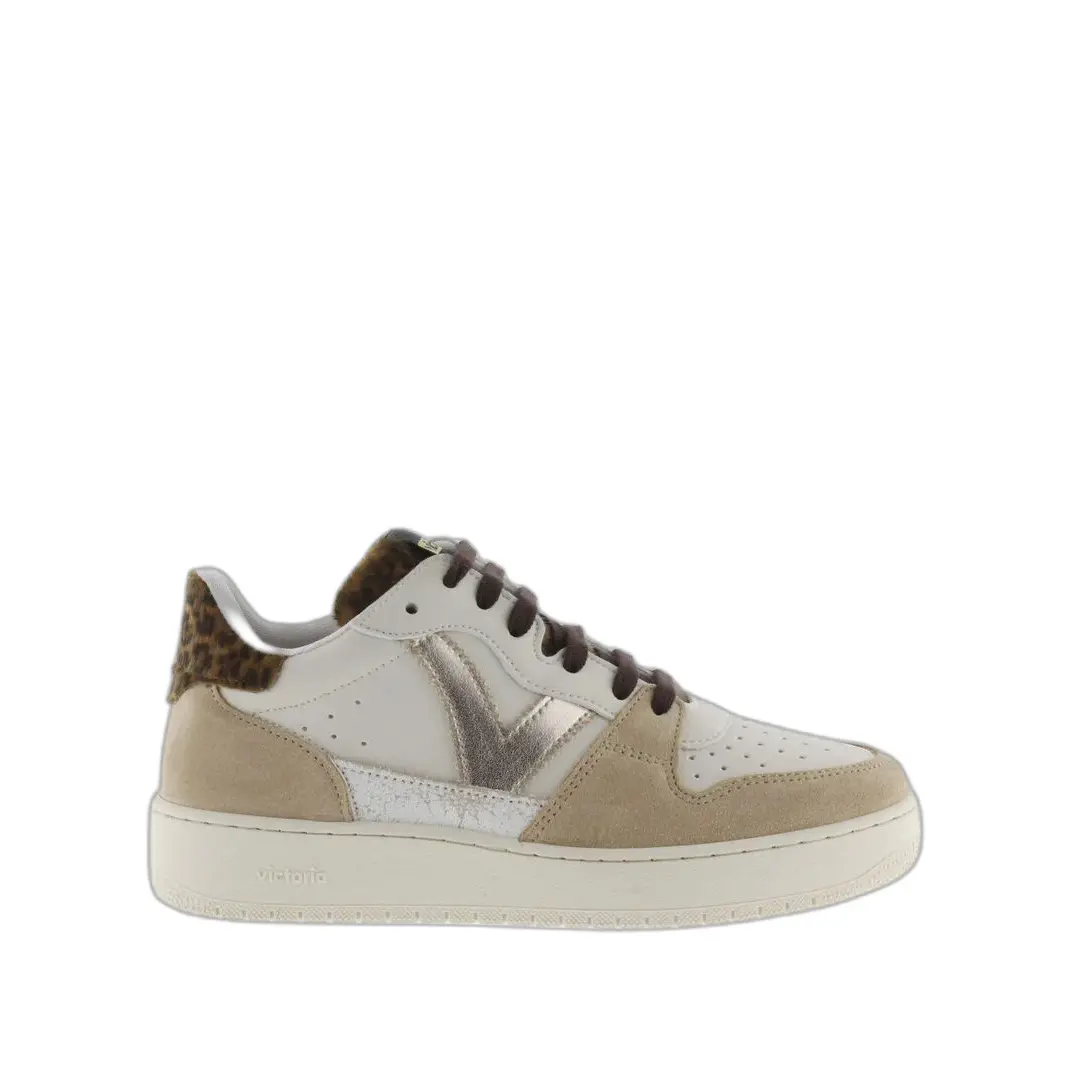 Tiermuster Wildleder-Sneaker Victoria Madrid