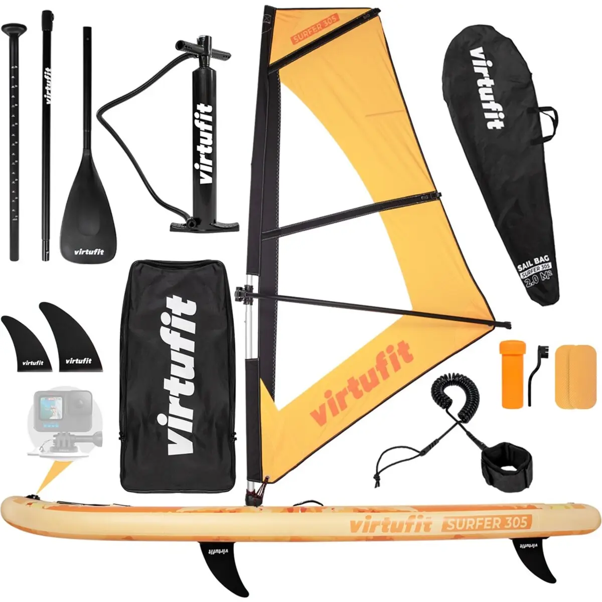Set per stand up paddle VirtuFit Surfer 305