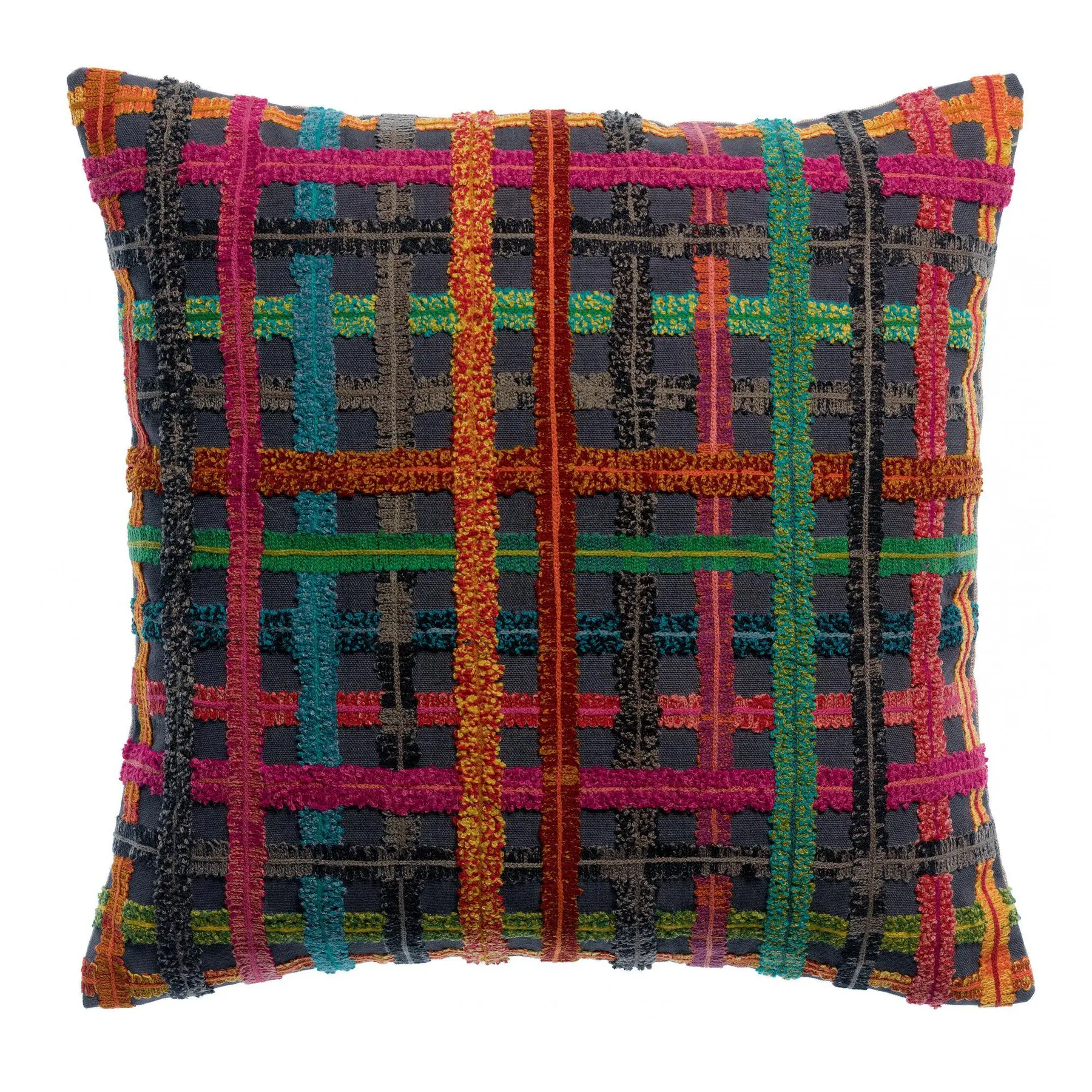 Coussin brodé Vivaraise Soline