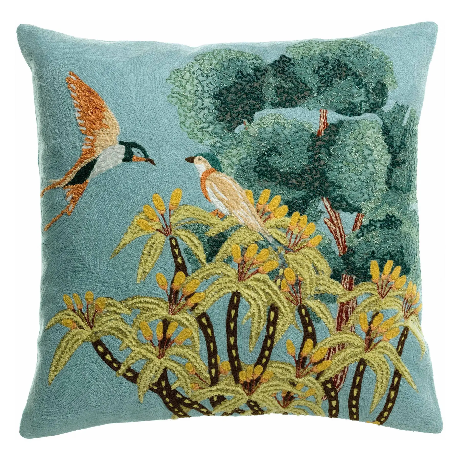 Coussin brodé Vivaraise Lola Coussin brodé Vivaraise Lola